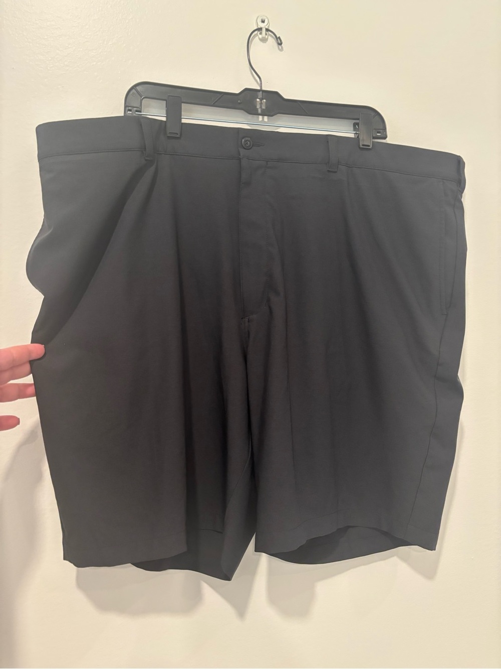Men's Black Classic Dress Shorts